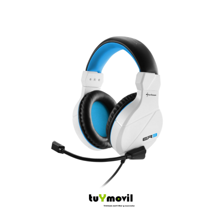 Auriculares Gaming Sharkoon RUSH ER3 Jack 3.5mm 40mm Micrófono Flexible