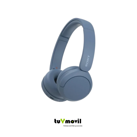 Auriculares Bluetooth Sony WH-CH520 Negros Diadema 50h Batería Micrófono