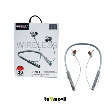Auriculares Deportivos Bluetooth TecnoTemco LS79-G