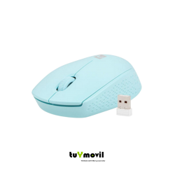 Ratón Natec Inalámbrico Bluetooth + USB 1600 DPI Ambidiestro Azul Claro