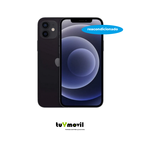 Apple iPhone 12 64GB Negro Libre Reacondicionado Grado Bueno