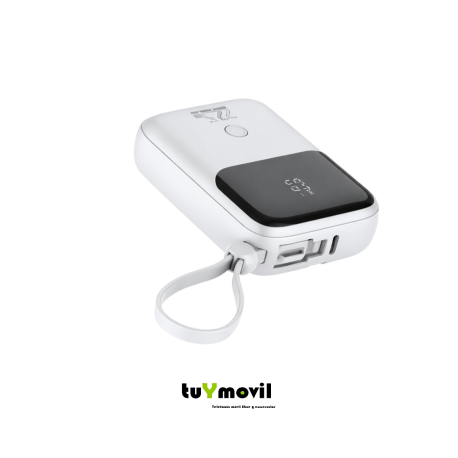 Power Bank Accetel 10000mAh 22.5W con Cable Integrado