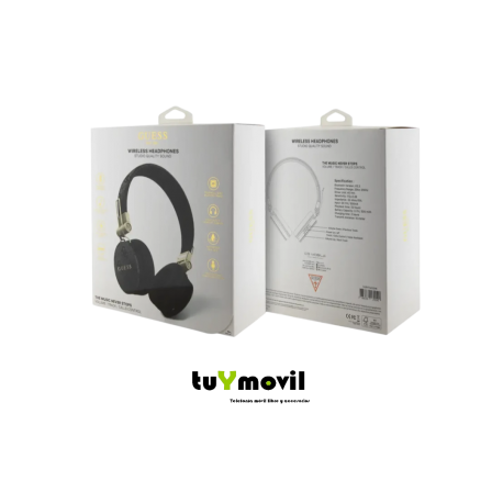 Guess 4G Classic Rounded Auriculares Bluetooth Negro