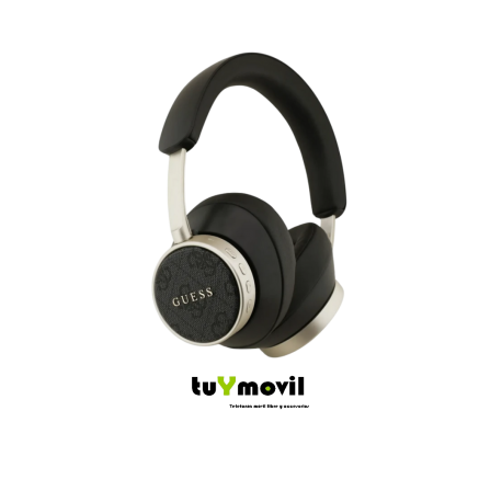Guess 4G Classic Auriculares Bluetooth Polipiel Negro