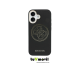 GUESS Funda iPhone 17 con Magsafe Diseño Perforado Negra