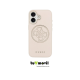 GUESS Funda iPhone 17 con Magsafe Diseño Perforado Negra